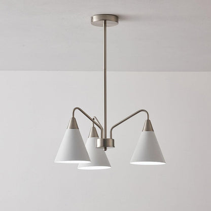 Cone Chandelier with Adjustable Brightness — front view