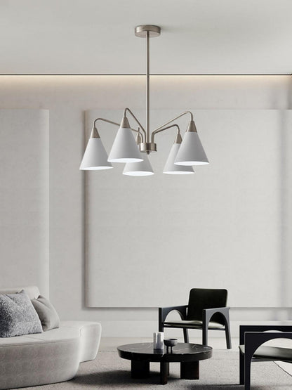 Cone Chandelier with Adjustable Brightness