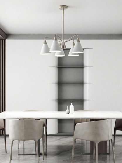 Cone Chandelier with Adjustable Brightness