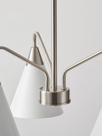 Cone Chandelier with Adjustable Brightness