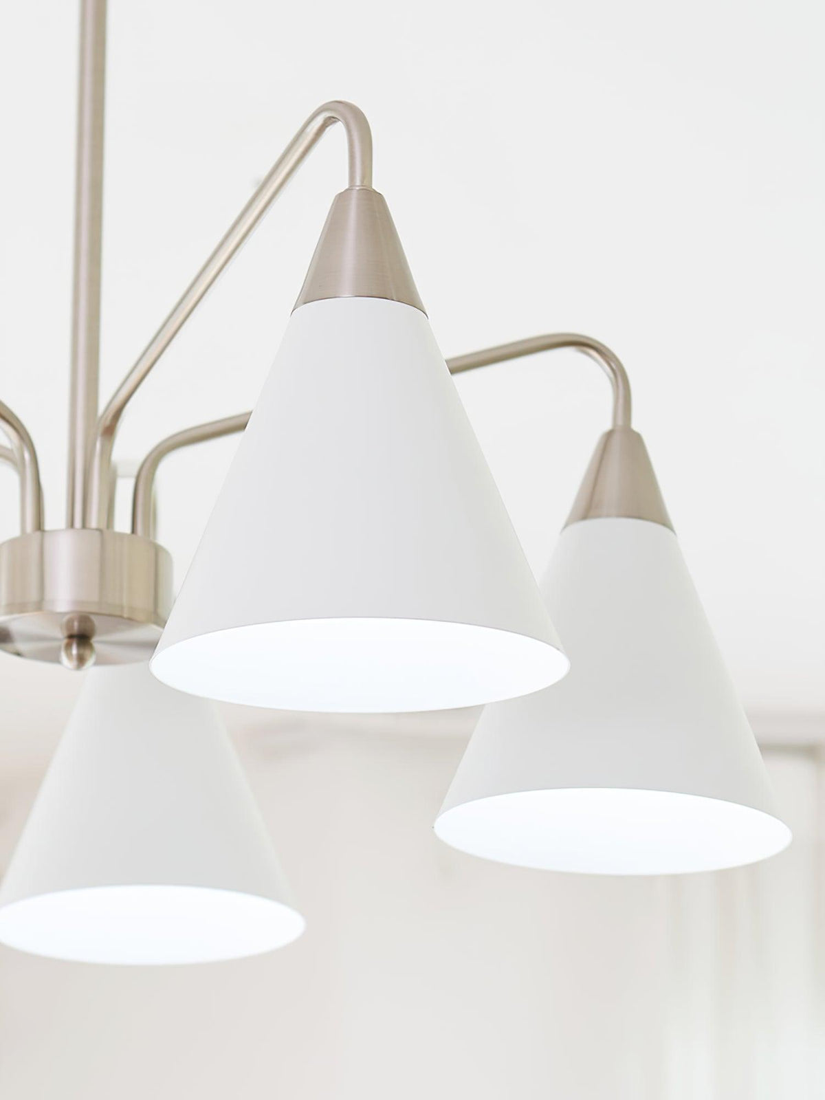 Cone Chandelier with Adjustable Brightness