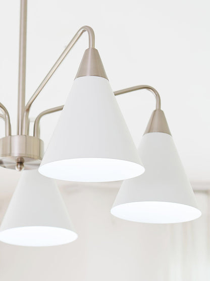 Cone Chandelier with Adjustable Brightness