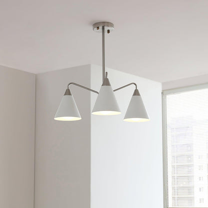 Cone Chandelier with Adjustable Brightness — lifestyle view