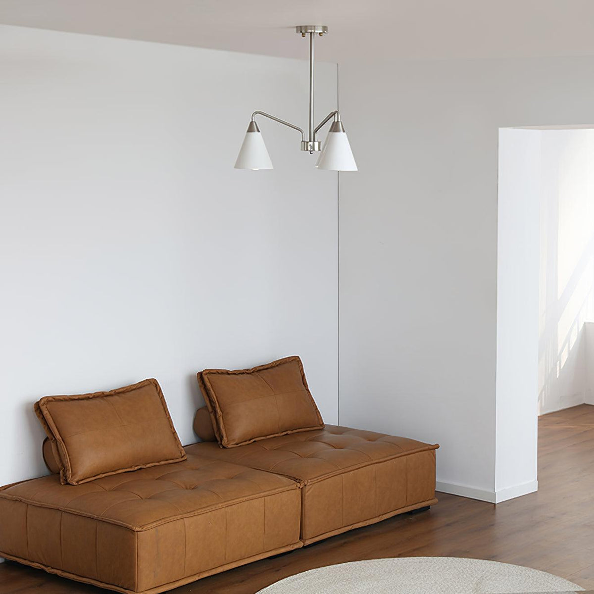 Cone Chandelier with Adjustable Brightness