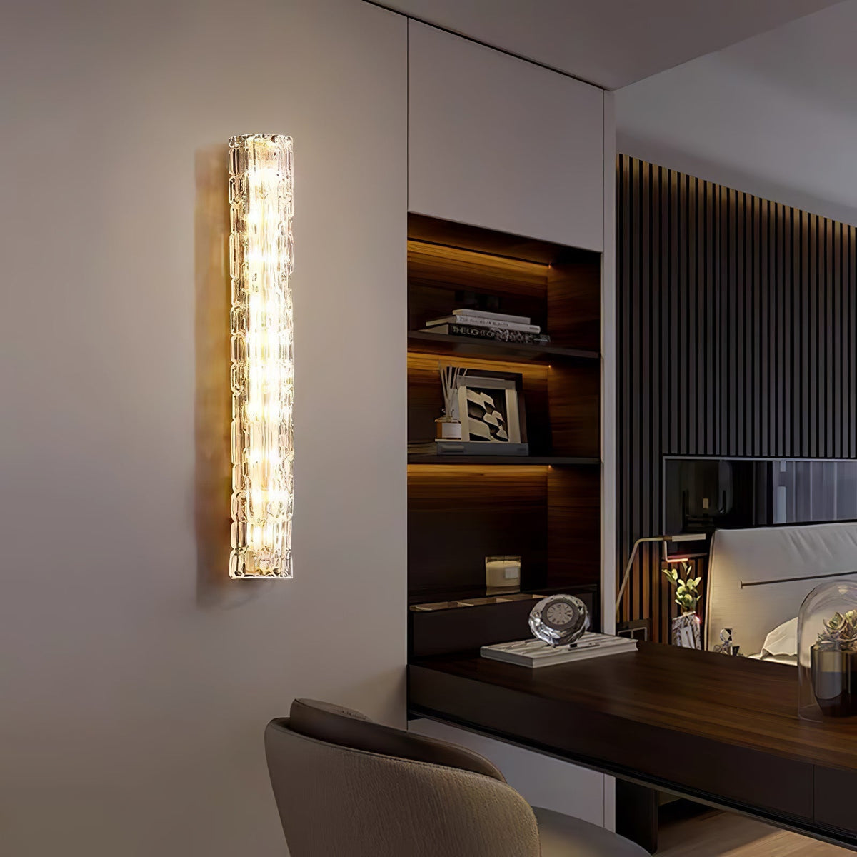 Fine Art Wall Sconce with Adjustable Brightness
