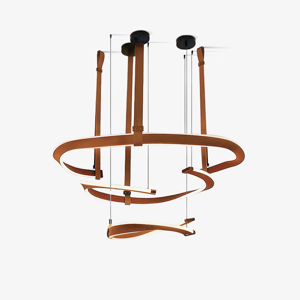 Modern Chandelier, Energy-Efficient LED — lifestyle view