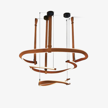 Modern Chandelier, Energy-Efficient LED — lifestyle view