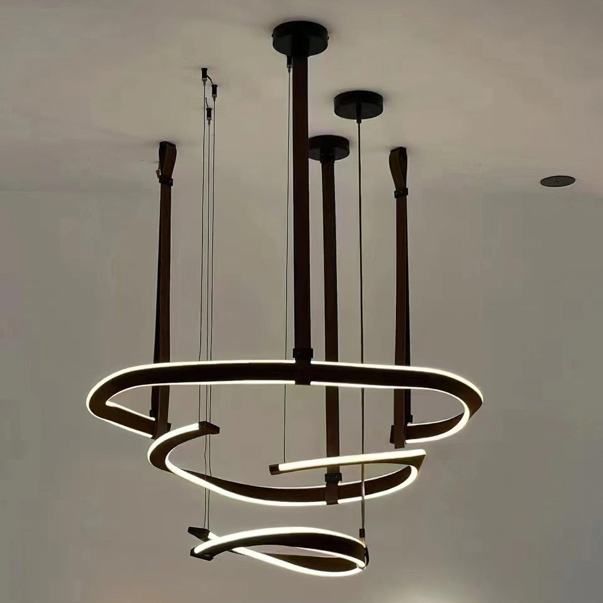 Modern Chandelier, Energy-Efficient LED