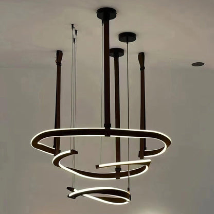 Modern Chandelier, Energy-Efficient LED