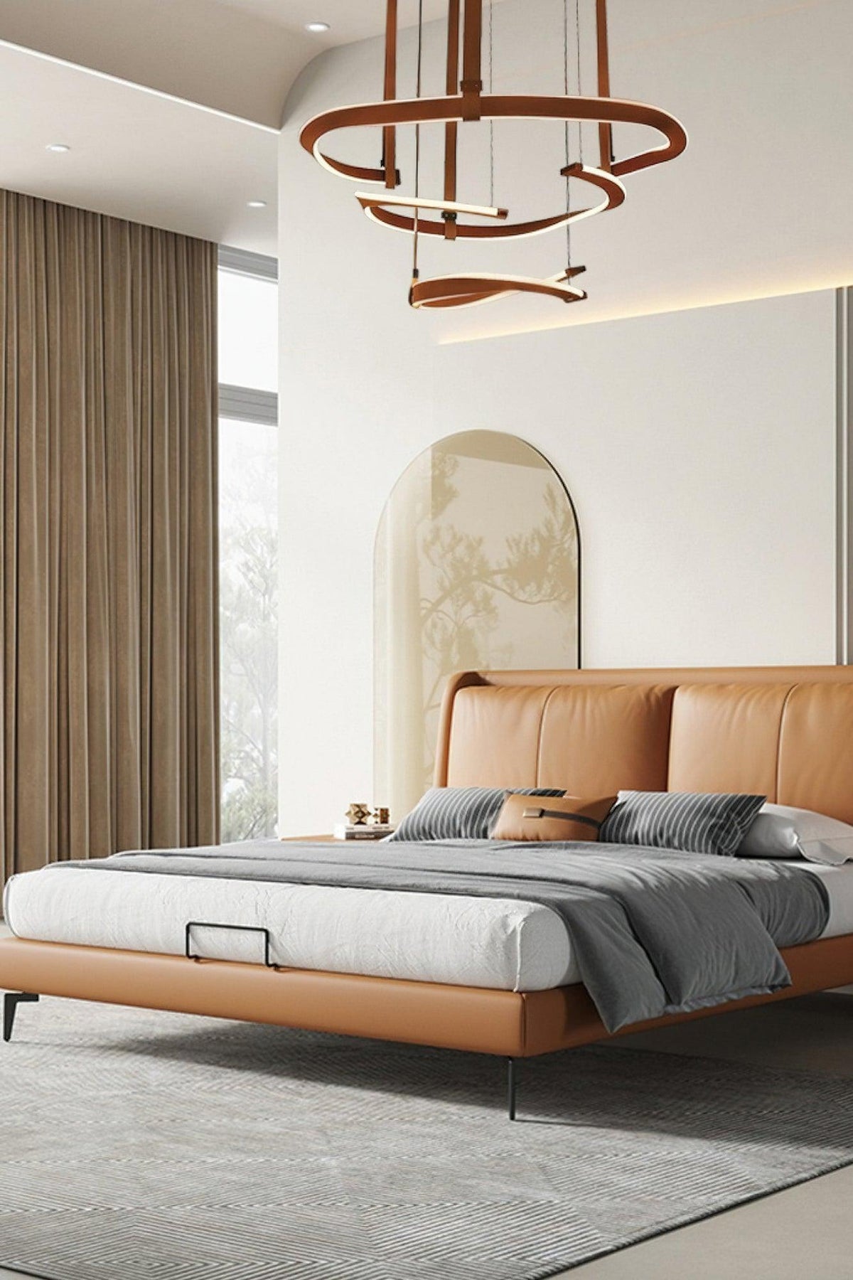 Modern Chandelier, Energy-Efficient LED