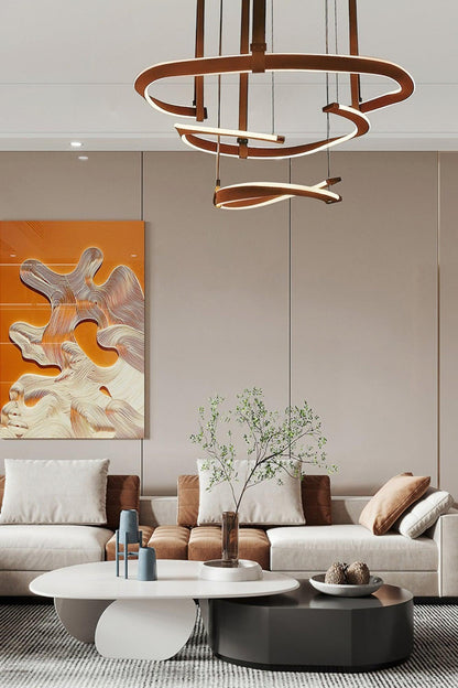Modern Chandelier, Energy-Efficient LED