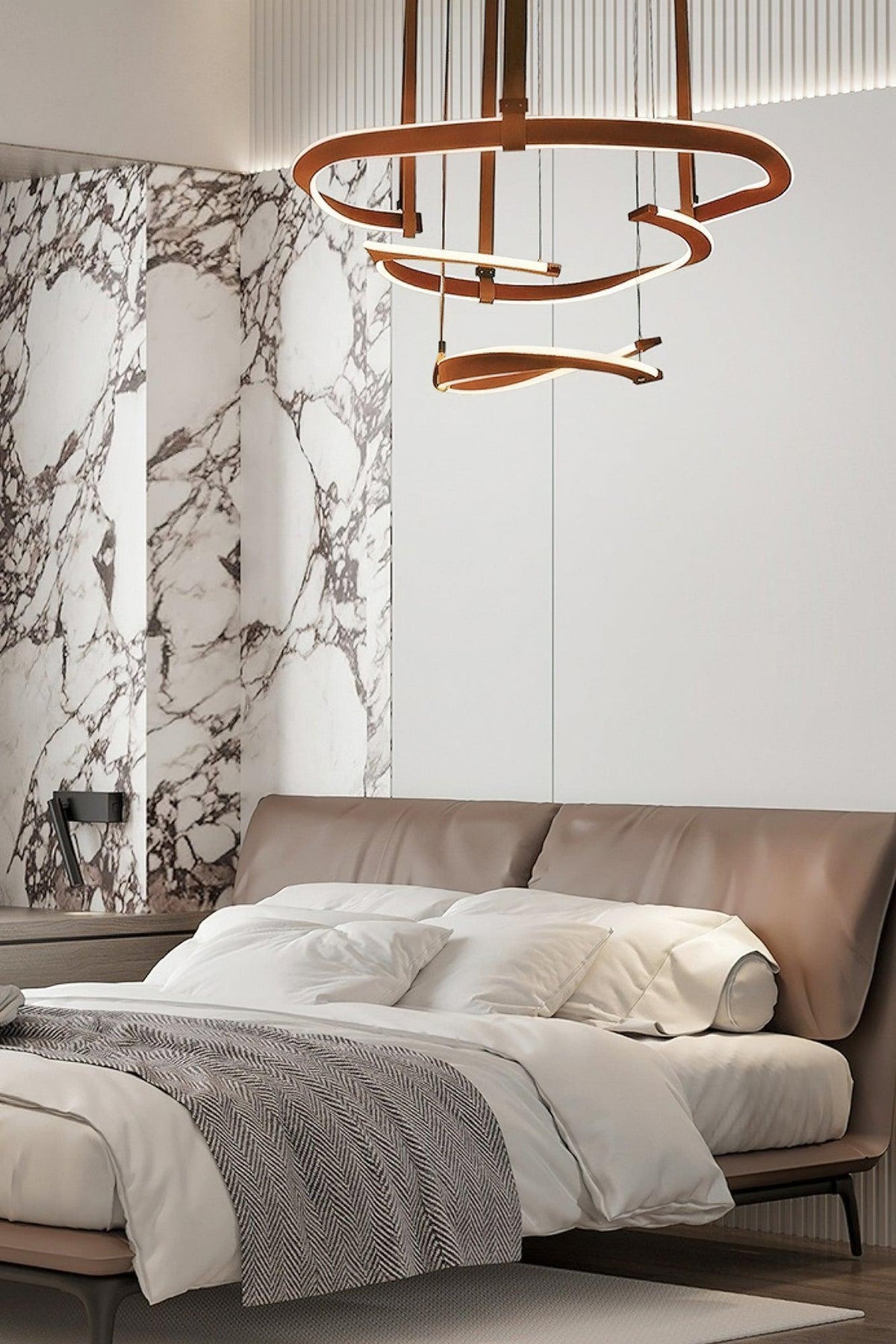 Modern Chandelier, Energy-Efficient LED