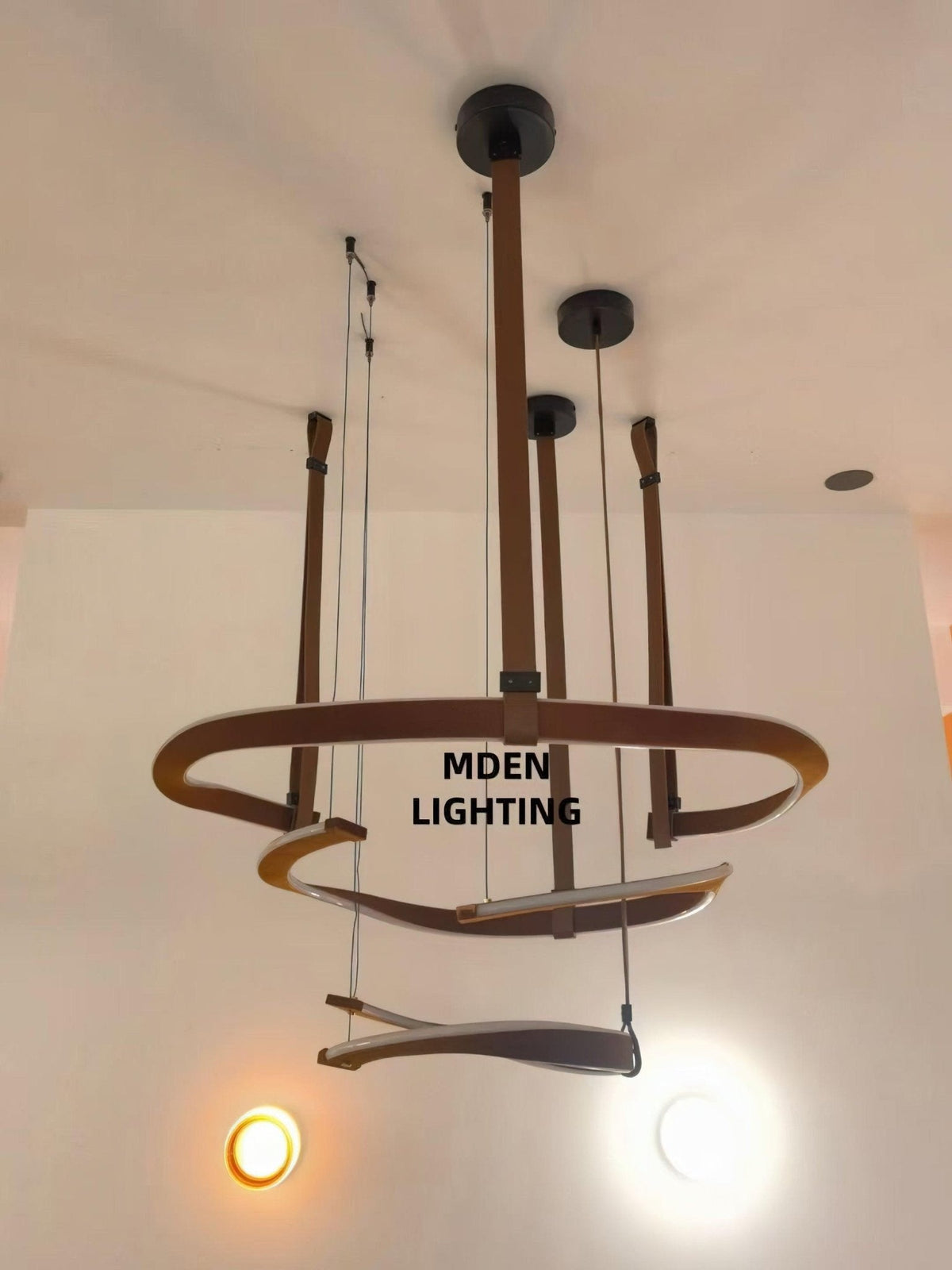 Modern Chandelier, Energy-Efficient LED