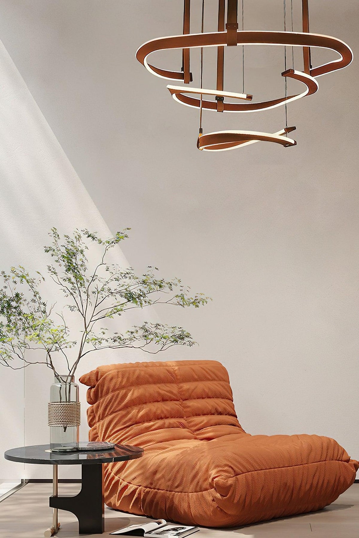 Modern Chandelier, Energy-Efficient LED