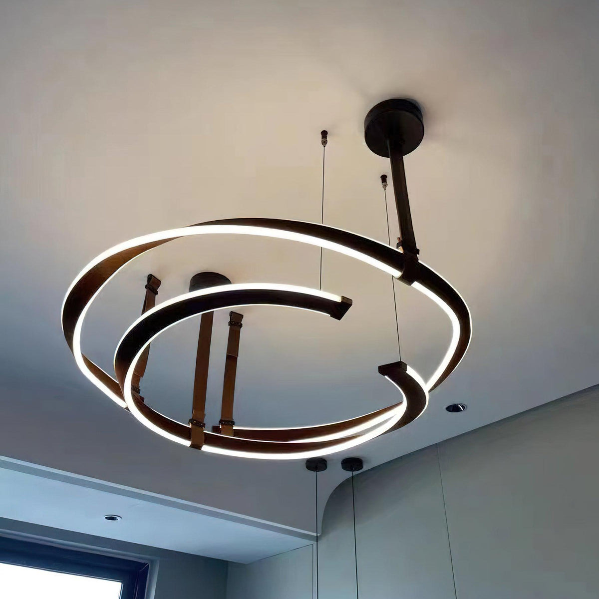 Modern Chandelier, Energy-Efficient LED