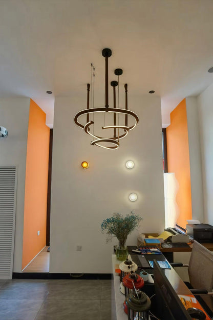Modern Chandelier, Energy-Efficient LED