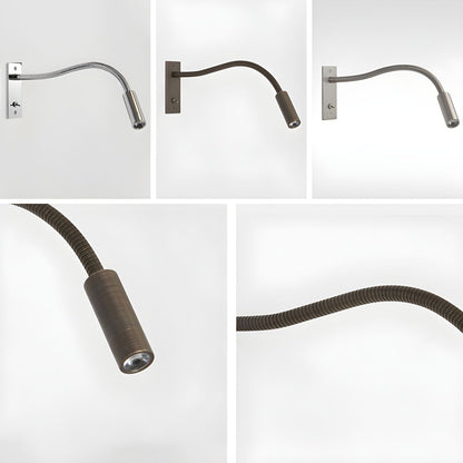 Flexible Gooseneck Wall Lamp with USB Charging
