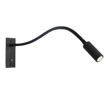 Flexible Gooseneck Wall Lamp with USB Charging — front view