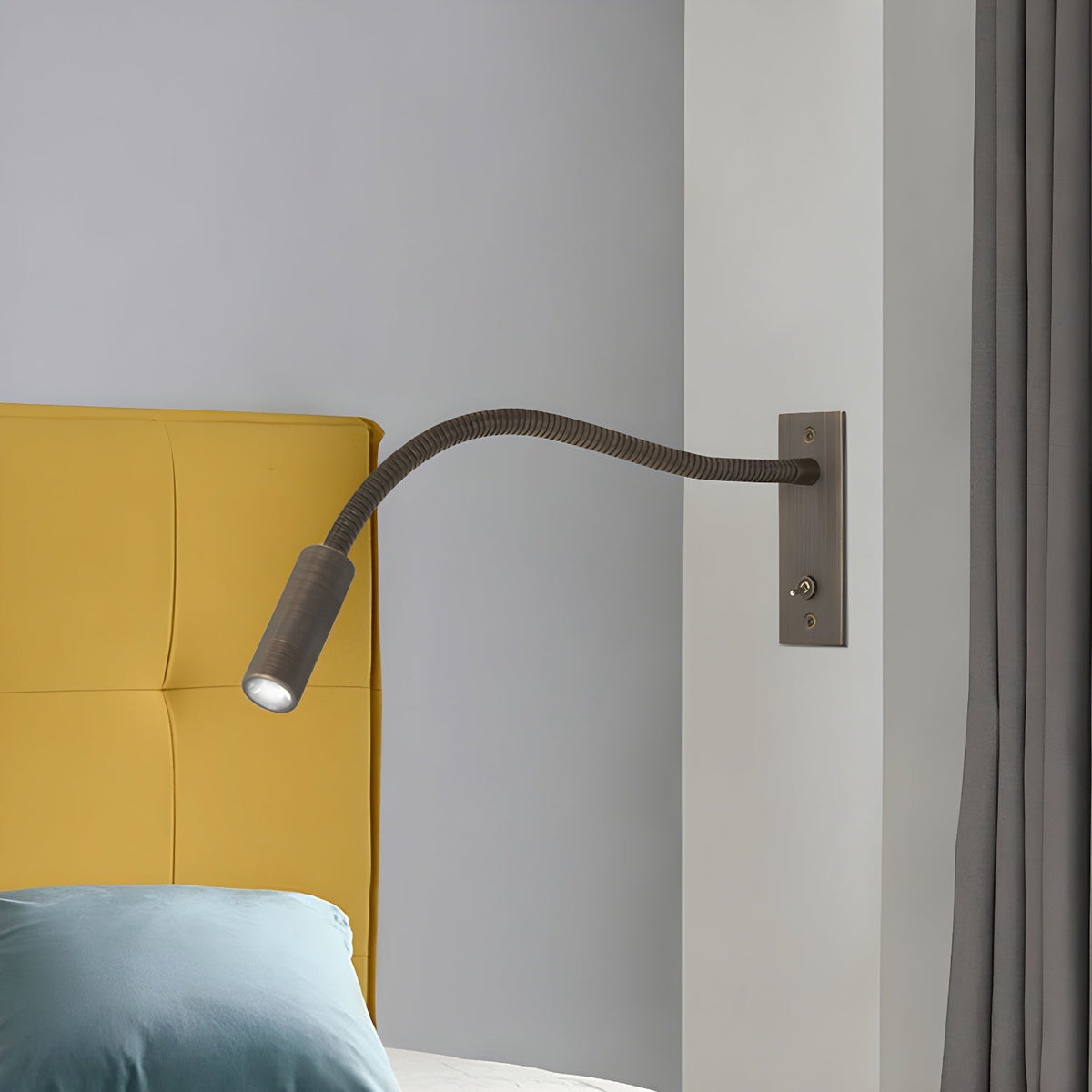 Flexible Gooseneck Wall Lamp with USB Charging — lifestyle view