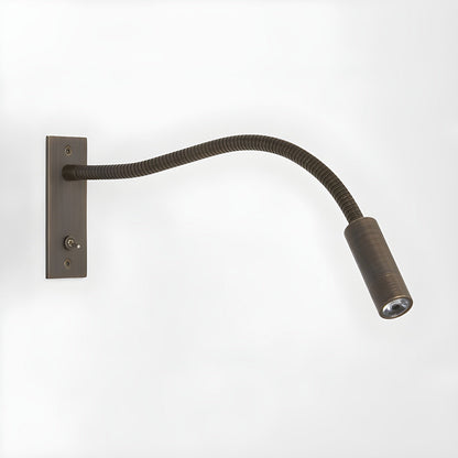 Flexible Gooseneck Wall Lamp with USB Charging — side view