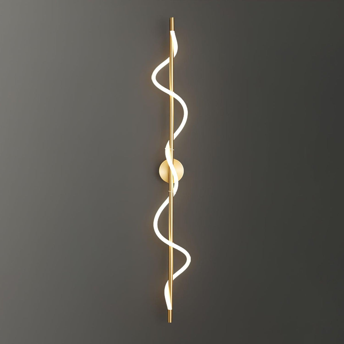 Flexible Linear Wall Lamp with Dimmable LED — lifestyle view