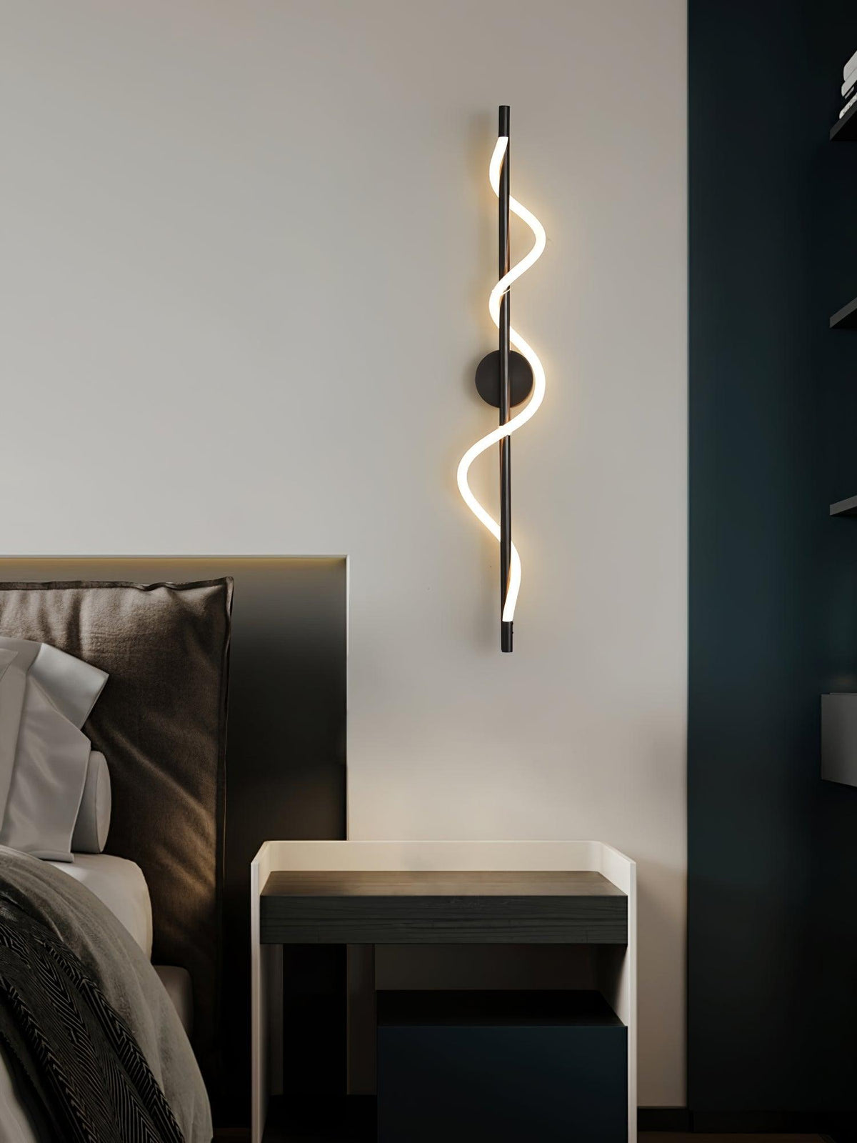 Flexible Linear Wall Lamp with Dimmable LED