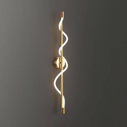 Flexible Linear Wall Lamp with Dimmable LED — detail view