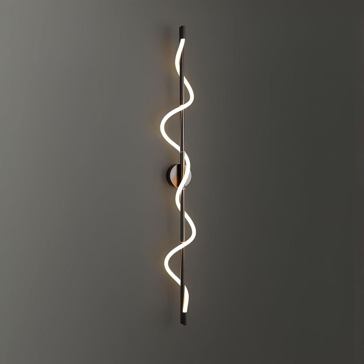 Flexible Linear Wall Lamp with Dimmable LED — front view