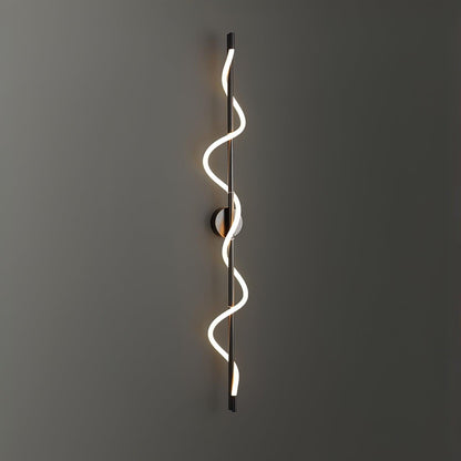 Flexible Linear Wall Lamp with Dimmable LED — front view
