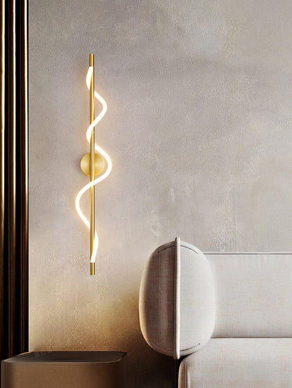 Flexible Linear Wall Lamp with Dimmable LED