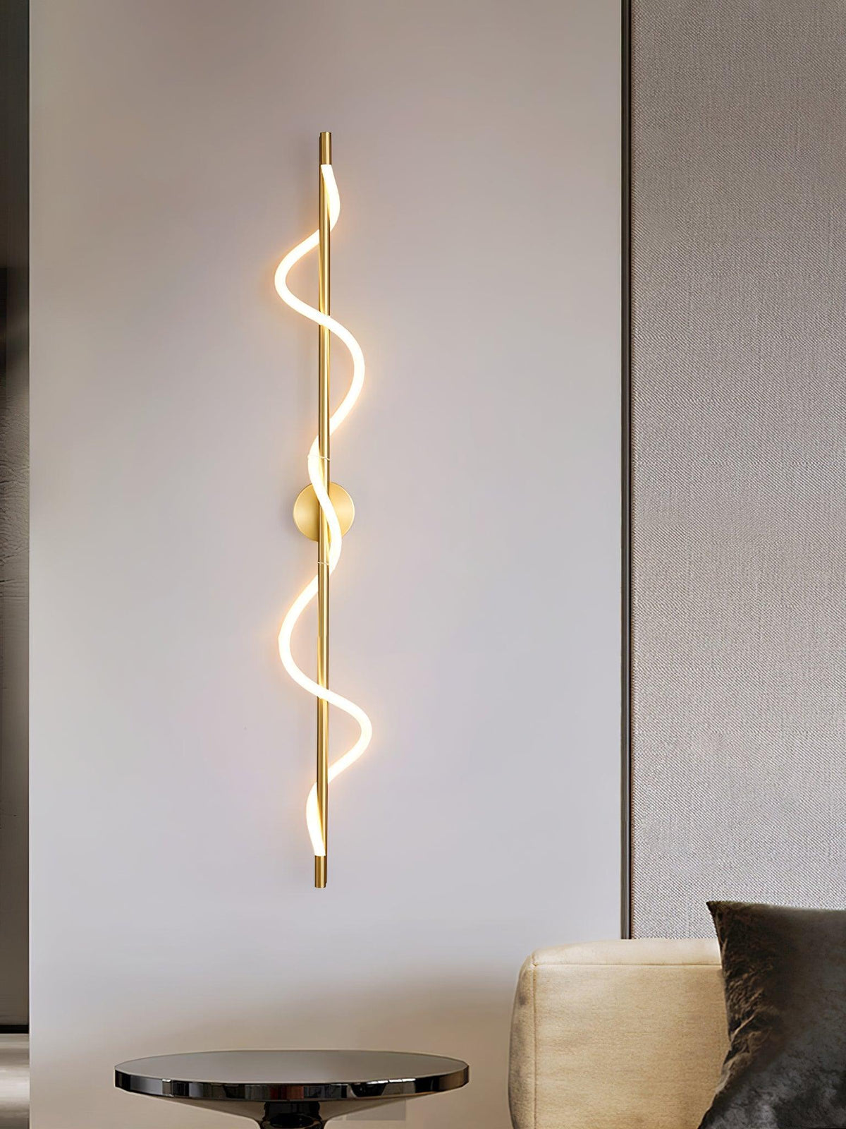 Flexible Linear Wall Lamp with Dimmable LED