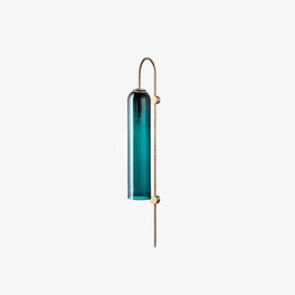 Sleek Glass Wall Lamp, 7 Glass Colors