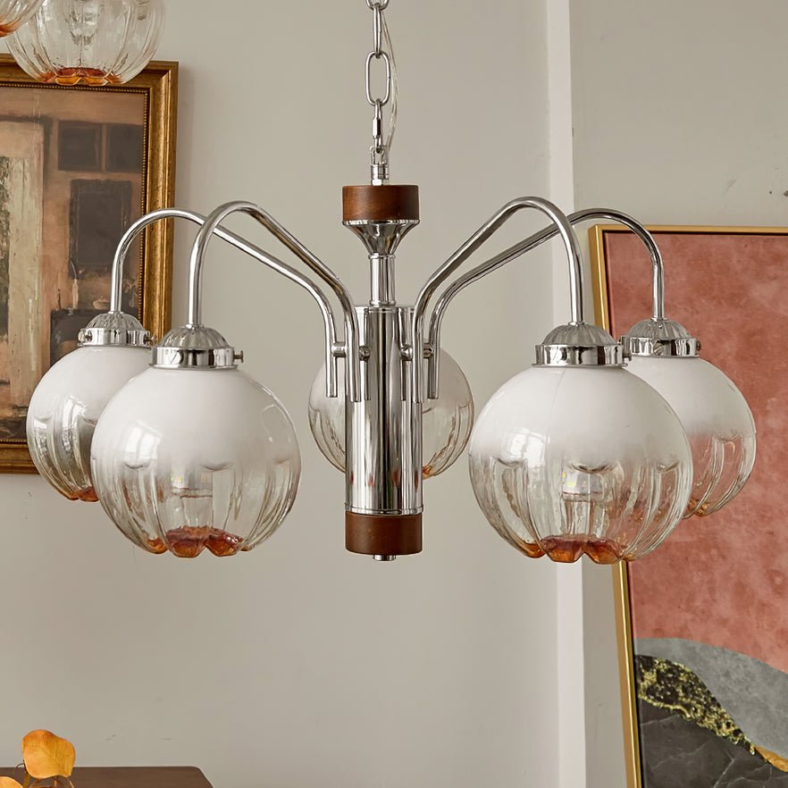 Flower Bud Chandelier with Dimmable LED — detail view