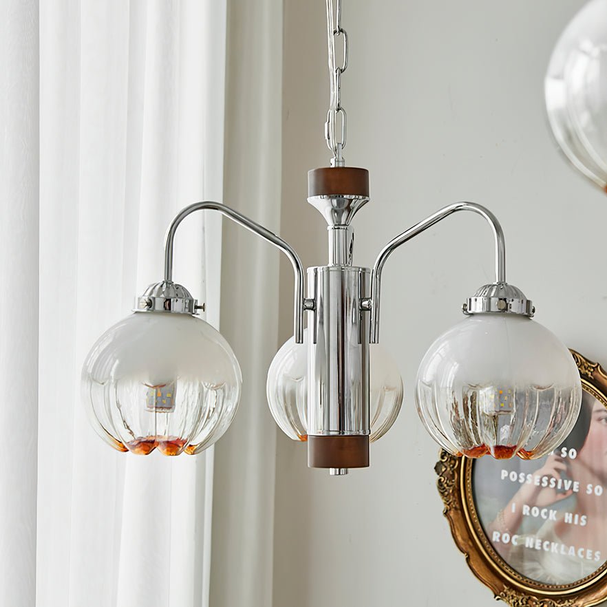 Flower Bud Chandelier with Dimmable LED — front view
