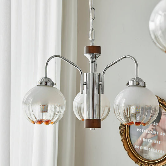 Flower Bud Chandelier with Dimmable LED — front view
