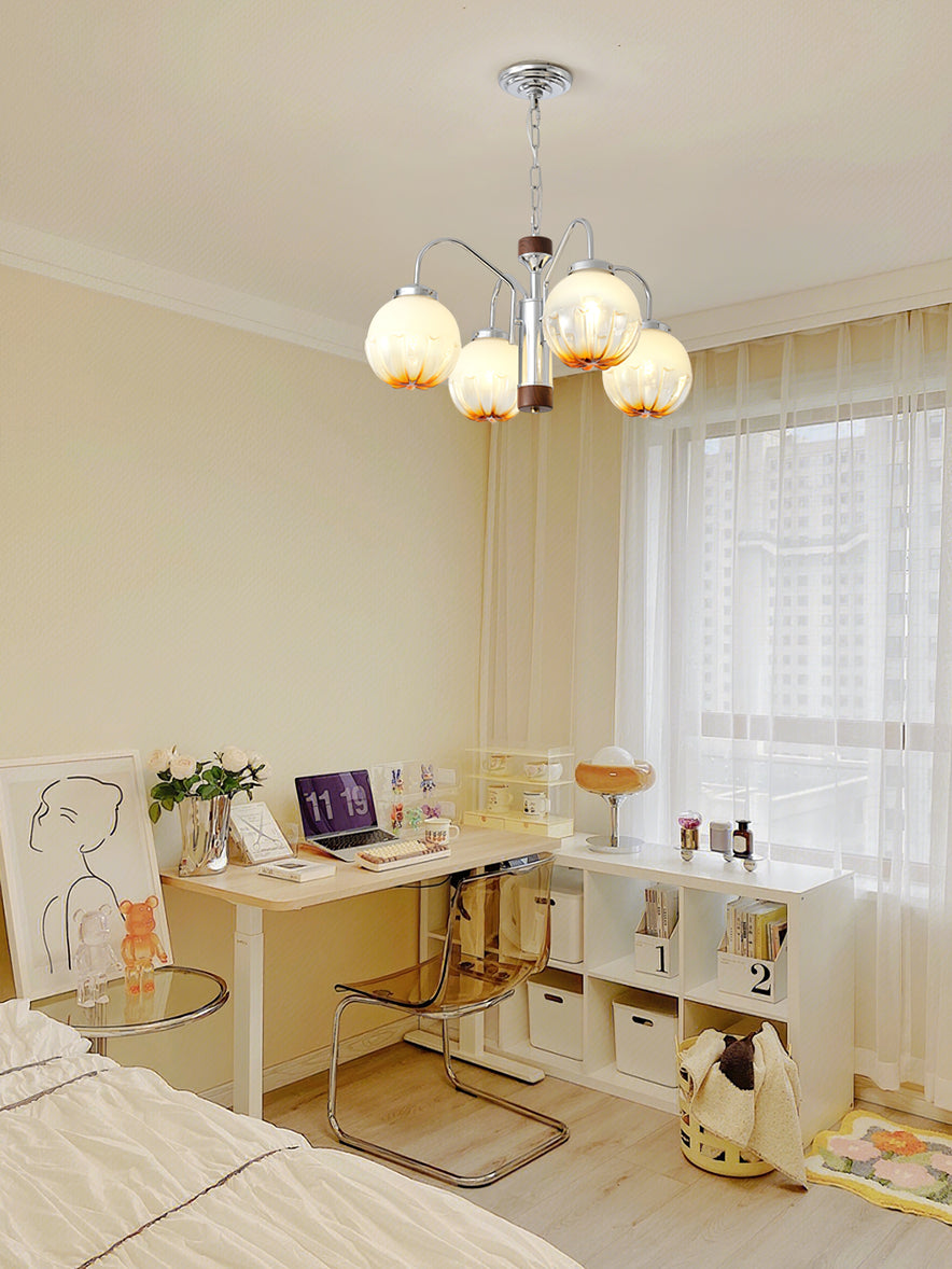 Flower Bud Chandelier with Dimmable LED