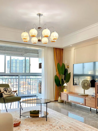 Flower Bud Chandelier with Dimmable LED