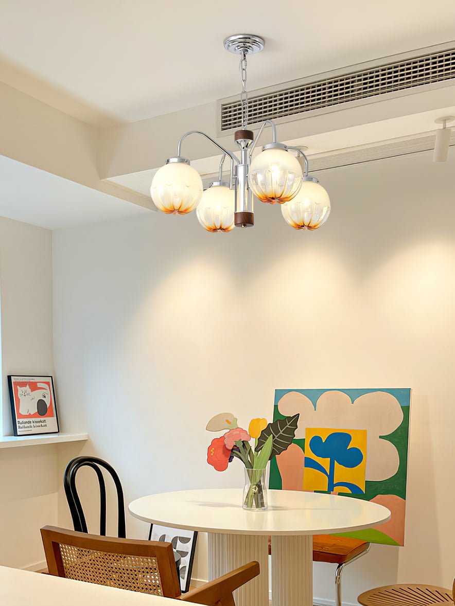 Flower Bud Chandelier with Dimmable LED