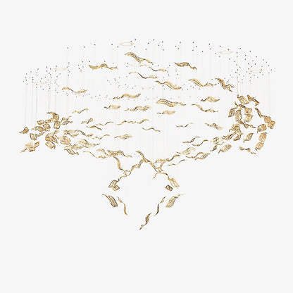 Fluttering Leaves Chandelier with Adjustable Brightness — alternate angle