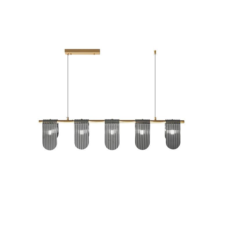 Brass Chandelier with Adjustable Height