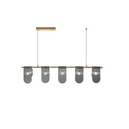 Brass Chandelier with Adjustable Height