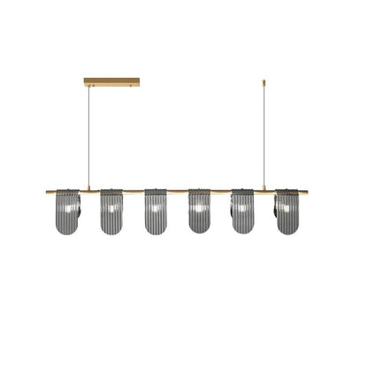 Brass Chandelier with Adjustable Height