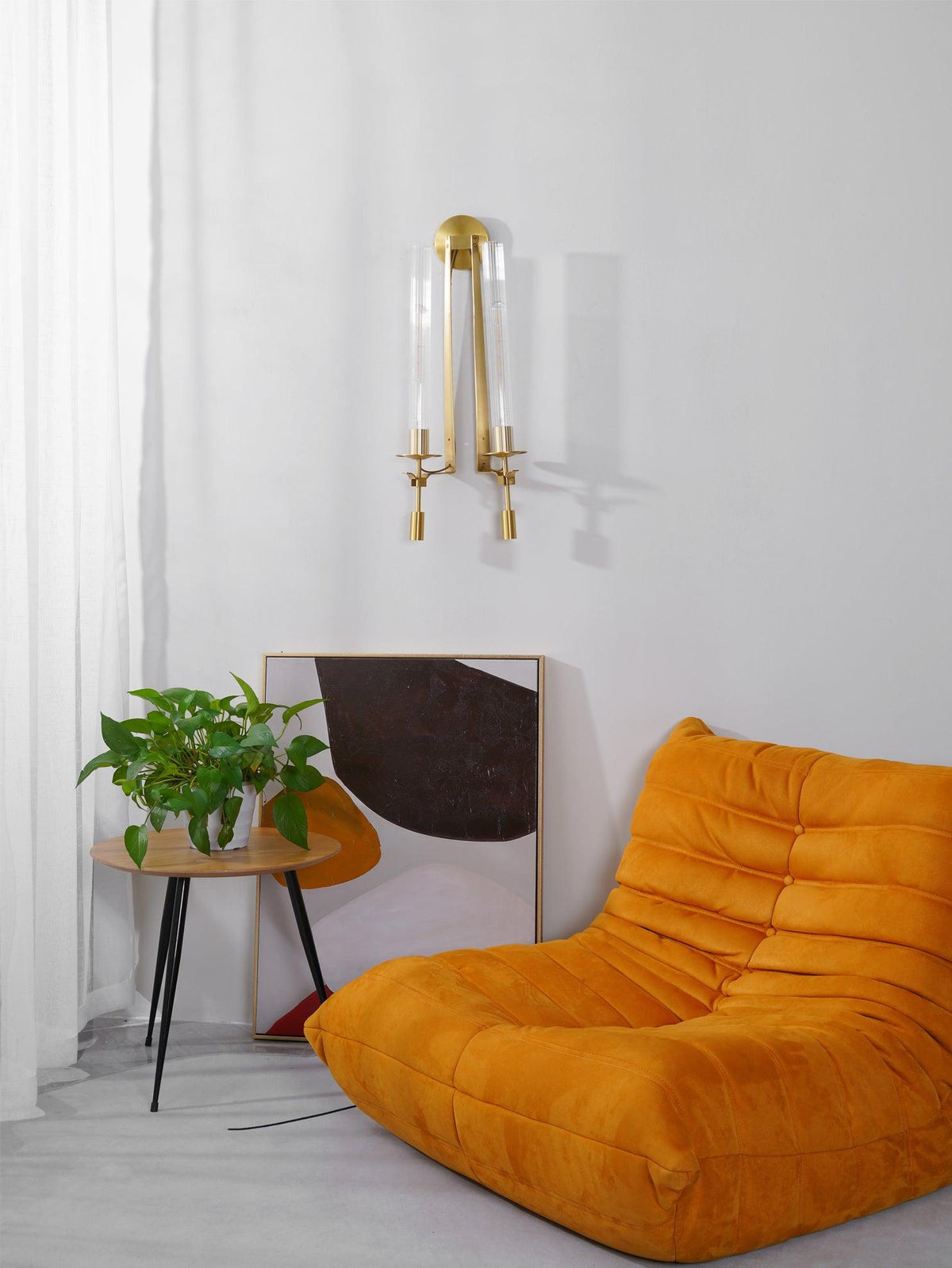 French Classic Wall Lamp with Adjustable Brightness
