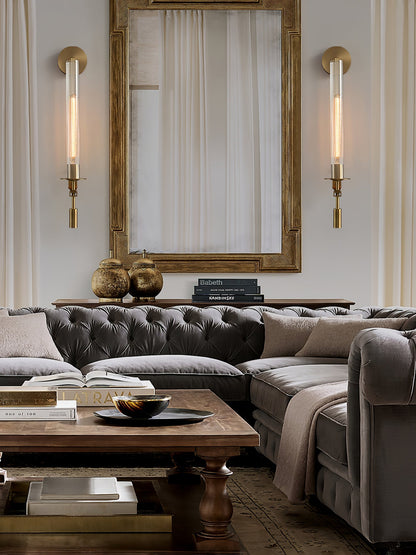 French Classic Wall Lamp with Adjustable Brightness