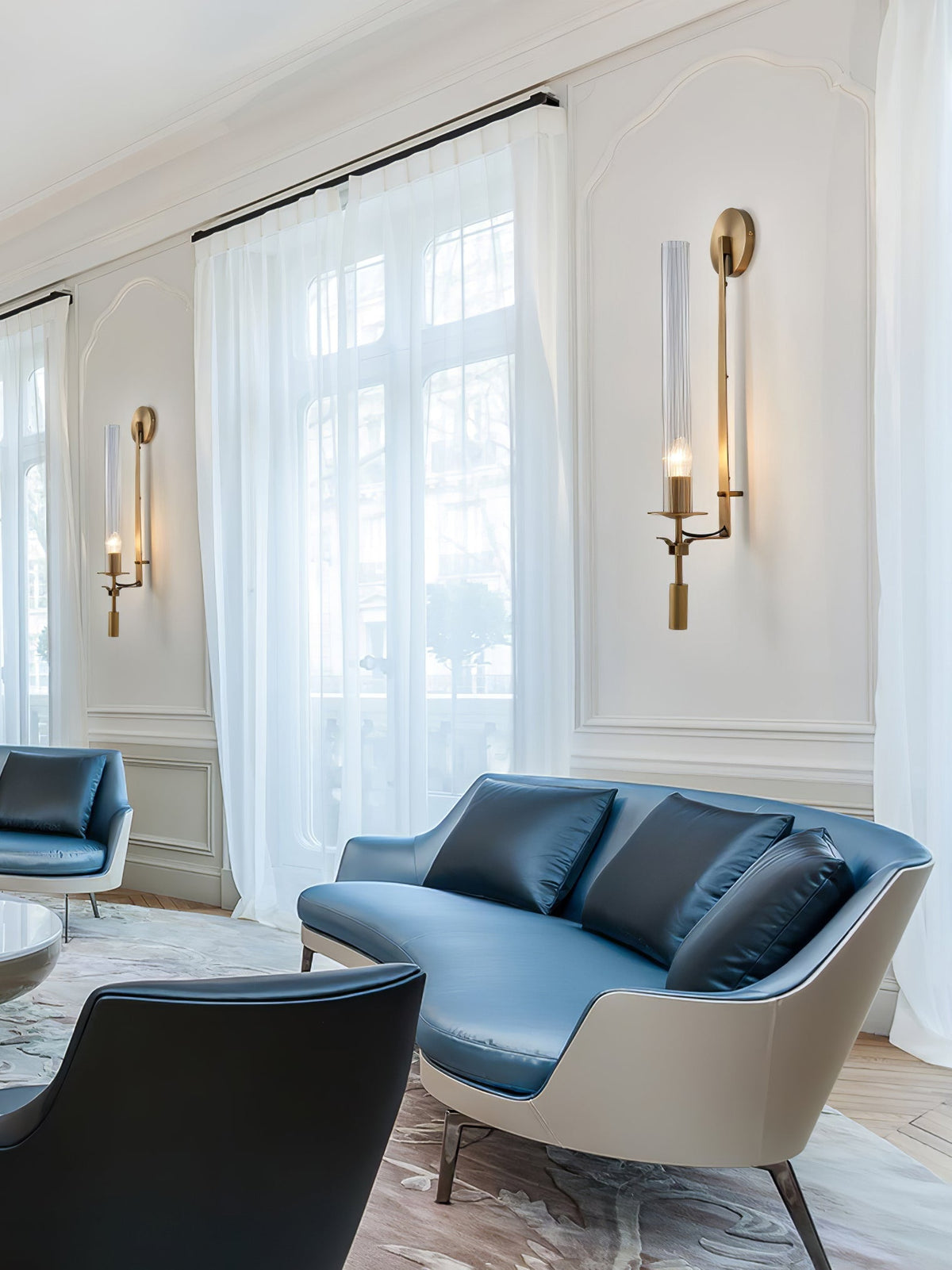 French Classic Wall Lamp with Adjustable Brightness