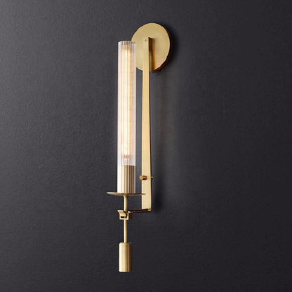 French Classic Wall Lamp with Adjustable Brightness — front view