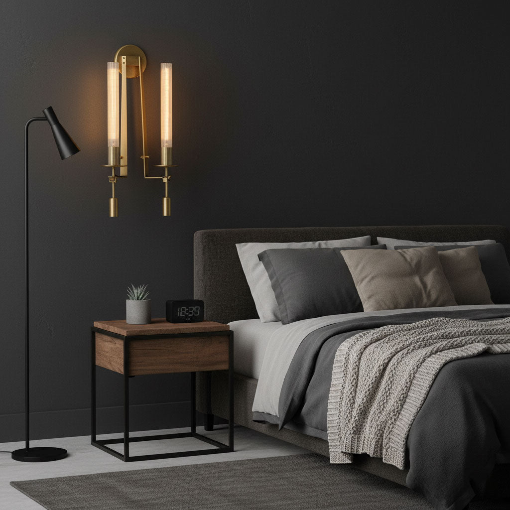 French Classic Wall Lamp with Adjustable Brightness