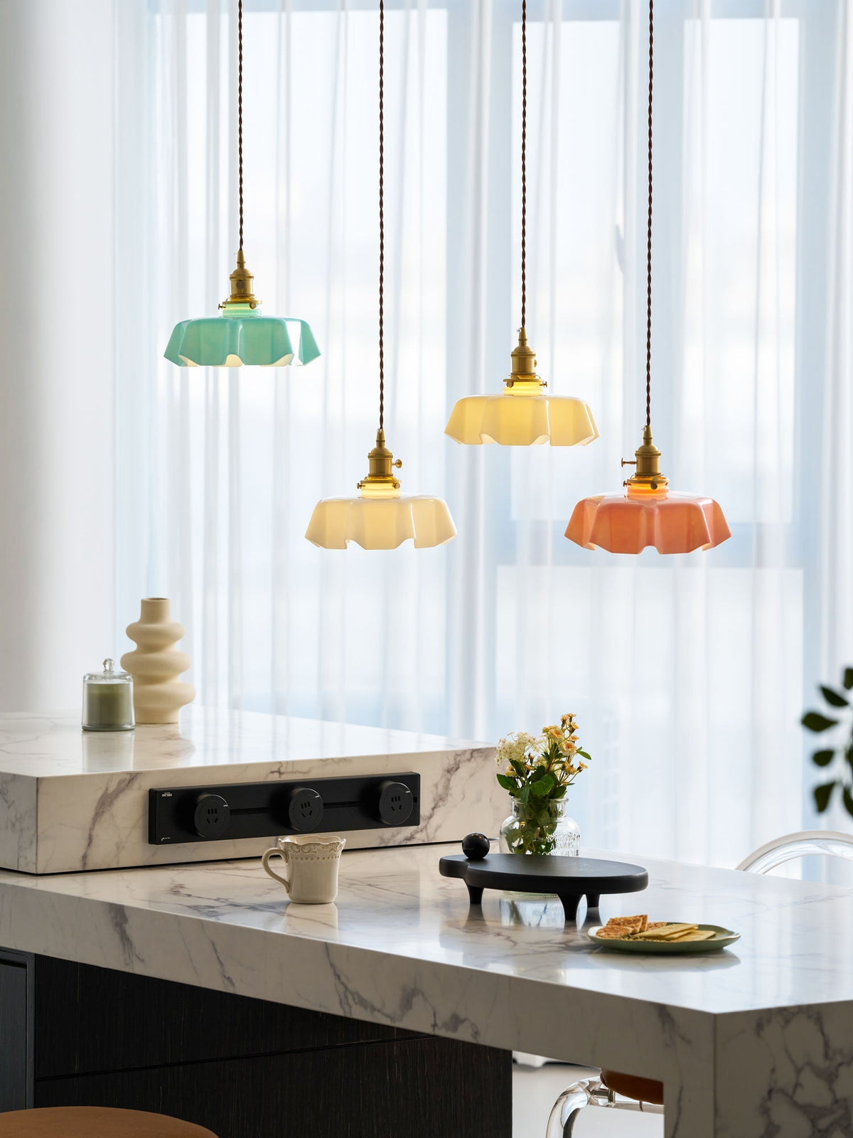 French Flower Pendant Light Position 133