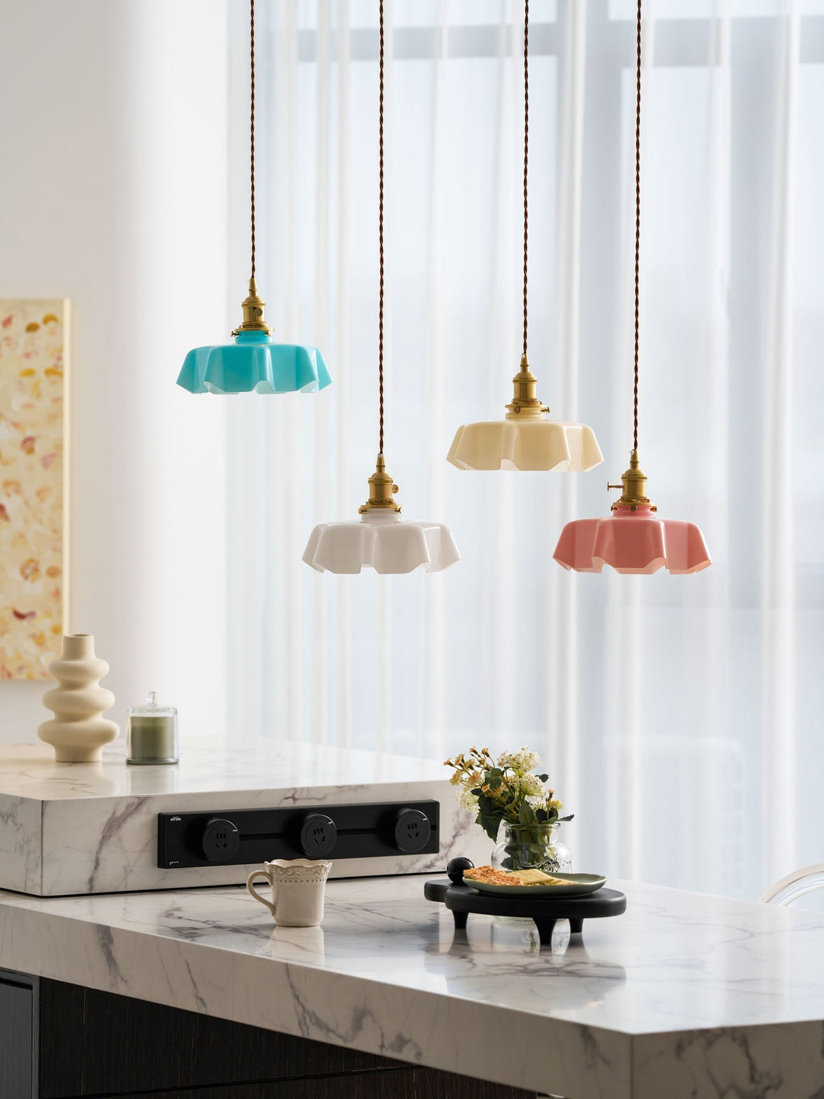 French Flower Pendant Light Position 126