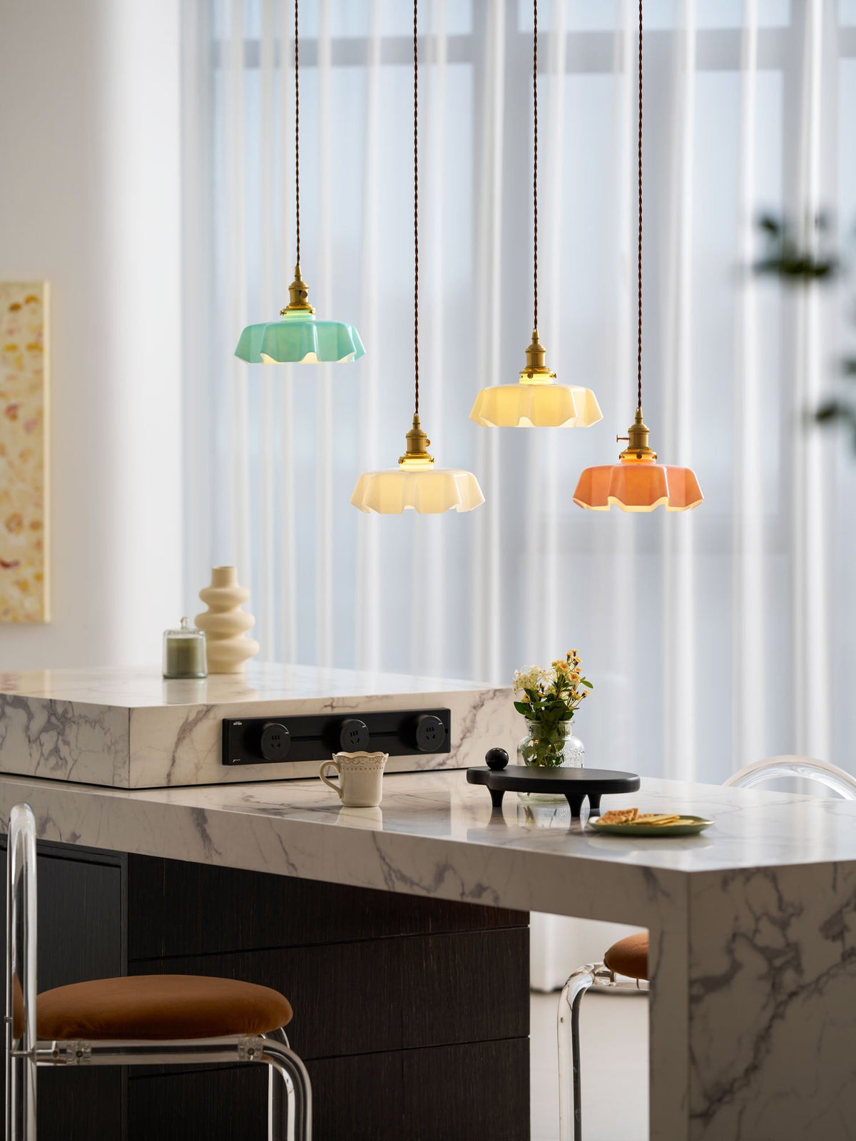 French Flower Pendant Light Position 131